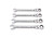 Crescent FRP4 4 Piece Pivot Head Ratcheting Combination Wrench Set, SAE