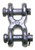 Campbell 3643301 3/8" Twin (Double) Clevis Link, Drop Forged Carbon Steel, Galvanized