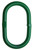 Campbell 5683515 VO-4 (1-1/4") Cam-Alloy Oblong Master Link, Grade 100, Painted Green