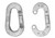 Campbell 5206235 3/4" Pear Shaped Connecting Link, Forged Carbon Steel, Galvanized, Bulk