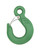 Campbell 5646495 9/32" Cam-Alloy Eye Sling Hook w/ Latch, Grade 100, Painted Green, Bulk