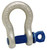 Campbell 5412835 1-3/4" Anchor Shackle, Screw Pin, Forged Carbon Steel, Galvanized, Bulk