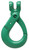 Campbell 5749095 5/8" Cam-Lok Self Locking Clevis Hook, Grade 100, Painted Green, Bulk