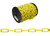 Campbell PD0722627 2/0 Straight Link Coil Chain, Yellow Polycoat, 120' per Reel