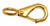 Campbell T7620534 #249B(3) 3/4" Quick Snap, Round Eye, Rigid, Solid Bronze, UPC Tagged