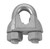 Campbell T7670419 3/32" - 1/8" Wire Rope Clip, Malleable, Galvanized, Import, UPC Tagged