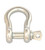 Campbell T9601235 3/4" Screw Pin Anchor Shackle, Zinc Plated, Import, UPC Tagged