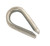 Campbell T7670669 5/8" Wire Rope Thimble, Zinc Plated, Import, UPC Tagged