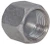 Dixon 0304C-4 7/16"X1/4" CARBON STEEL JIC CAP NUT