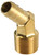 Dixon 1390404C 1/4" MNPT x 1/4" 45 Deg Hose Barb Brass