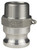 Dixon 150-F-AL 1 1/2" Alum Male Adapter x Male