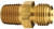 Dixon 1560906C 9/16"-18 Right UNF Thread x 3/8" NPTF, Brass, 11/16" Hex