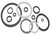 DIXON 150-G-BU Cam and Groove Gaskets Buna-N