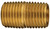 Dixon 1650606C 3/8" NPT Brass Close Pipe Nipple