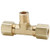 DIXON 172C-0404 Compression Male Branch Tees,Brass