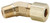 DIXON 179C-0806 Compression 45° Elbows,Brass