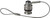 Dixon 20HDP-A 2-1/2" ISO-B DUST PLUG, ALUMINUM Body Material: ALUMINUM Body Size: 2-1/2"