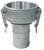 Dixon 2015-C-SS 2" SS Coupler x 1 1/2" Hose Shank