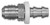 Dixon 282-0407 Lok-on Sae Male Hose Barb 1/4x7/16
