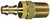 Dixon 2720608CBC Brass 1/2" Male NPTF x 3/8" Lok-On Hose Barb w/Brass Cap