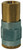 Dixon 2JM2-B 1/4" TRUFLATE COUPLER, 1/4" M-NPTF Body Material: BRASS Body Size: 1/4"