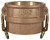 Dixon 300-D-BR 3" Brass Female Coupler x Female