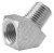 Dixon 306-0404 45 Deg Street Elbow 1/4" X 1/4"