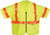 OK-1 OK-SVL3O-04 ANSI Class III Zipper Surveyor Vest with Sleeves Size:XL (42-46")