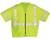 OK-1 OK-SVL3-04 ANSI Class III Zipper Surveyor Vest with Sleeves Size:3XL (52-56")