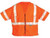 OK-1 OK-SVO3-04 ANSI Class II Zipper Surveyor Vest with Sleeves Size:3XL (52-56")