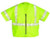 OK-1 OK-SVL3M-04 ANSI Class III Zipper Surveyor Vest with Sleeves Size:XL (42-46")