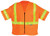 OK-1 OK-SVO3ML-04 ANSI Class II Zipper Surveyor Vest with Sleeves Size:4XL (56-64")