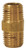 Dixon 3700404CLF 1/4" x 1/4" Brass Male Hex Nipple Lead Free