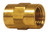 Dixon 3710606CLF Fem Hex Coupling 3/8" x 3/8" Lead Free Brass