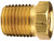 Dixon 3730802C Brass Reducer Hex Bushing 1/2" Male NPTF x 1/8" Fem NPTF