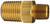 Dixon 3790402C 1/4" x 1/8" NPTF Brass Reducer Hex Nipple