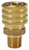 Dixon 3EM3-B 3/8" S.T. COUPLER, 3/8" M-NPTF, BRA Body Material: BRASS Body Size: 3/8"