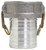 Dixon 400-C-ALGT 4" Alum C Coupler w/Grounding Tab