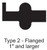 Dixon 40MPF-SFY100 1" Viton Flanged Gasket