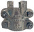 Dixon 418 3" Plated Iron Boss Clamp