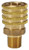 Dixon 4EM4-B 1/2" S.T. COUPLER, 1/2" M-NPTF, BRA Body Material: BRASS Body Size: 1/2"