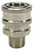 Dixon 4EM4-S 1/2" S.T. COUPLER, 1/2" M-NPTF, 303 Body Material: 303 STAINLESS Body Size: 1/2"