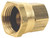 Dixon 5021212C 3/4" Fem GHT Swiv x 3/4" Fem NPTF Brass