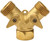 Dixon 500GHY Brass Garden Hose "Y" Valve