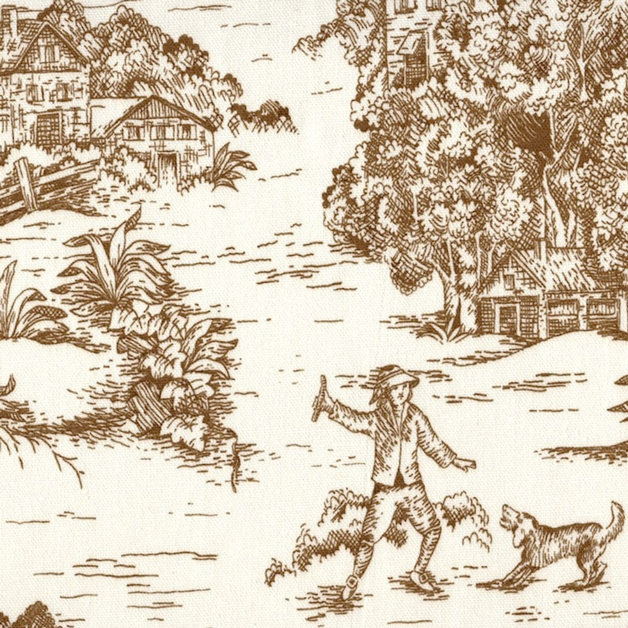 Rod Pocket Curtain Panels In French Country Suede Brown Toile Close To Custom Linens Our toile curtains are beautiful and will go well with any toile themed room. rod pocket curtain panels in french country suede brown toile