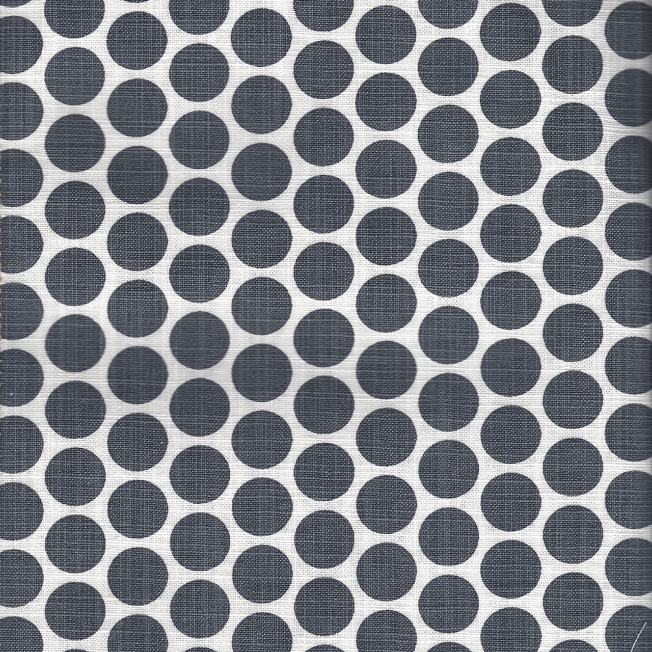 Paco Black Flame Polka Dot Dark Gray Slub Cotton Neck Roll Pillow