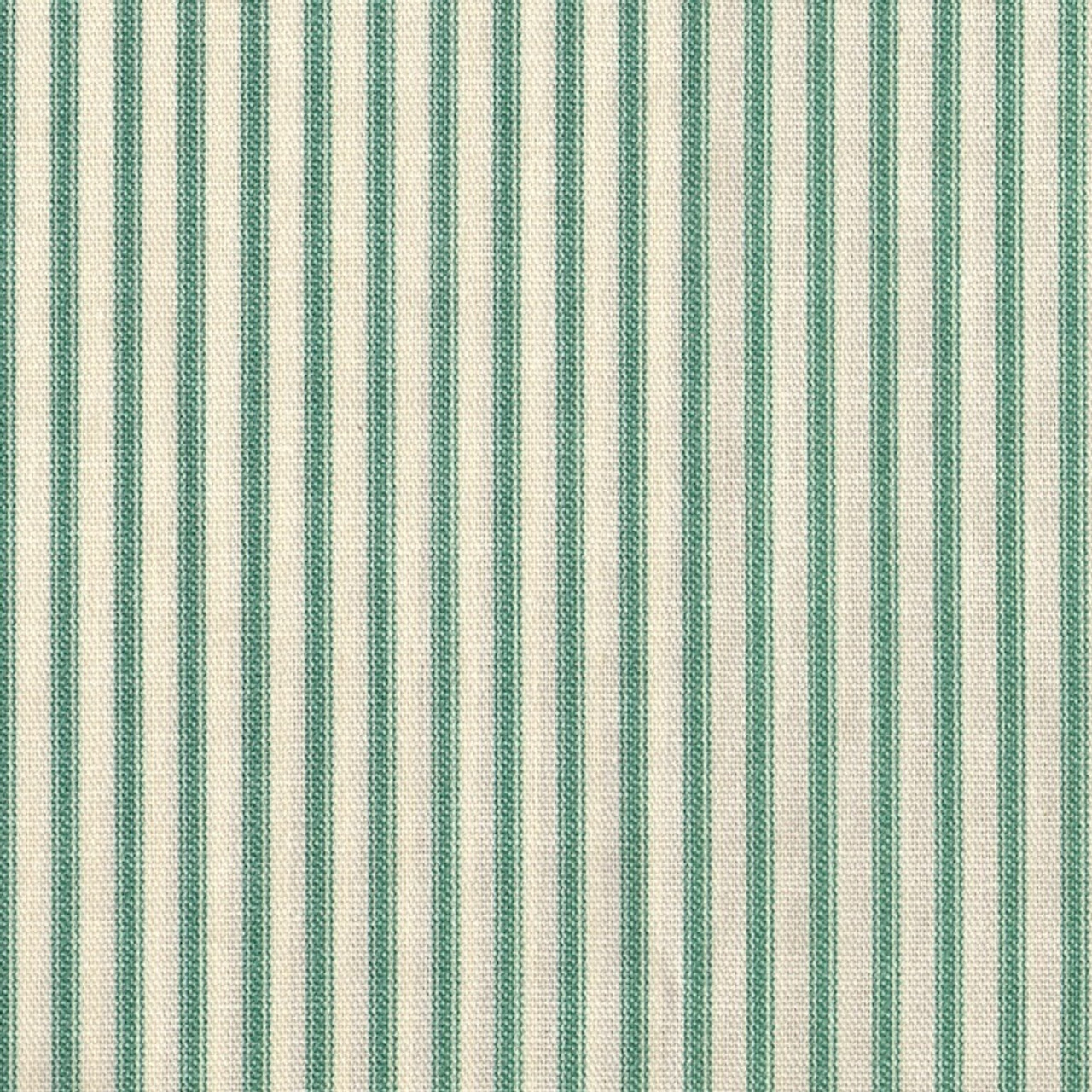 Duvet Cover In French Country Pool Green Ticking Stripe Close To