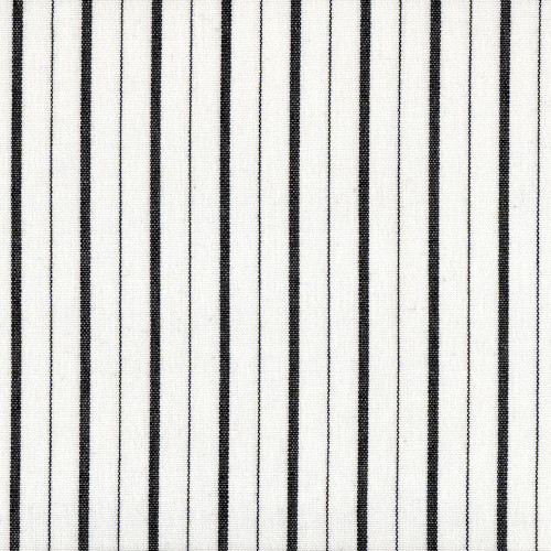 Piper Black Stripe Tailored Valance