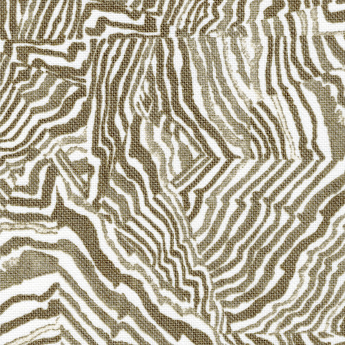 Agate Sand Geometric Taupe Tailored Valance, Lined 