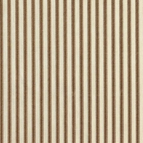 Empress Swag Valance in French Country Suede Brown Ticking, Lined 